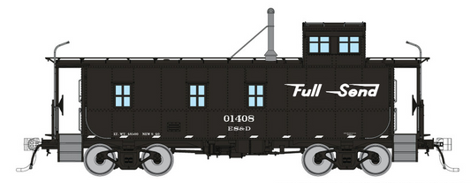 PRE-ORDER - HO Rapido ES&D Caboose #01408 "As-Built"