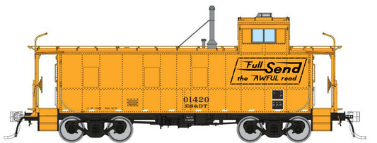 PRE-ORDER - HO Rapido ES&DT Caboose #01420 "Modernized"