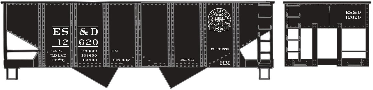 Stencil Herald USRA Hopper ES&D #3 #12620