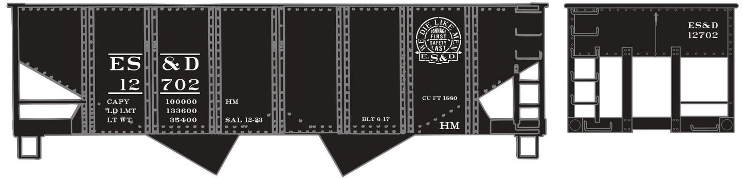 Stencil Herald USRA Hopper ES&D #5 #12702