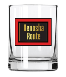 11 oz Kenosha Route Rocks Glass