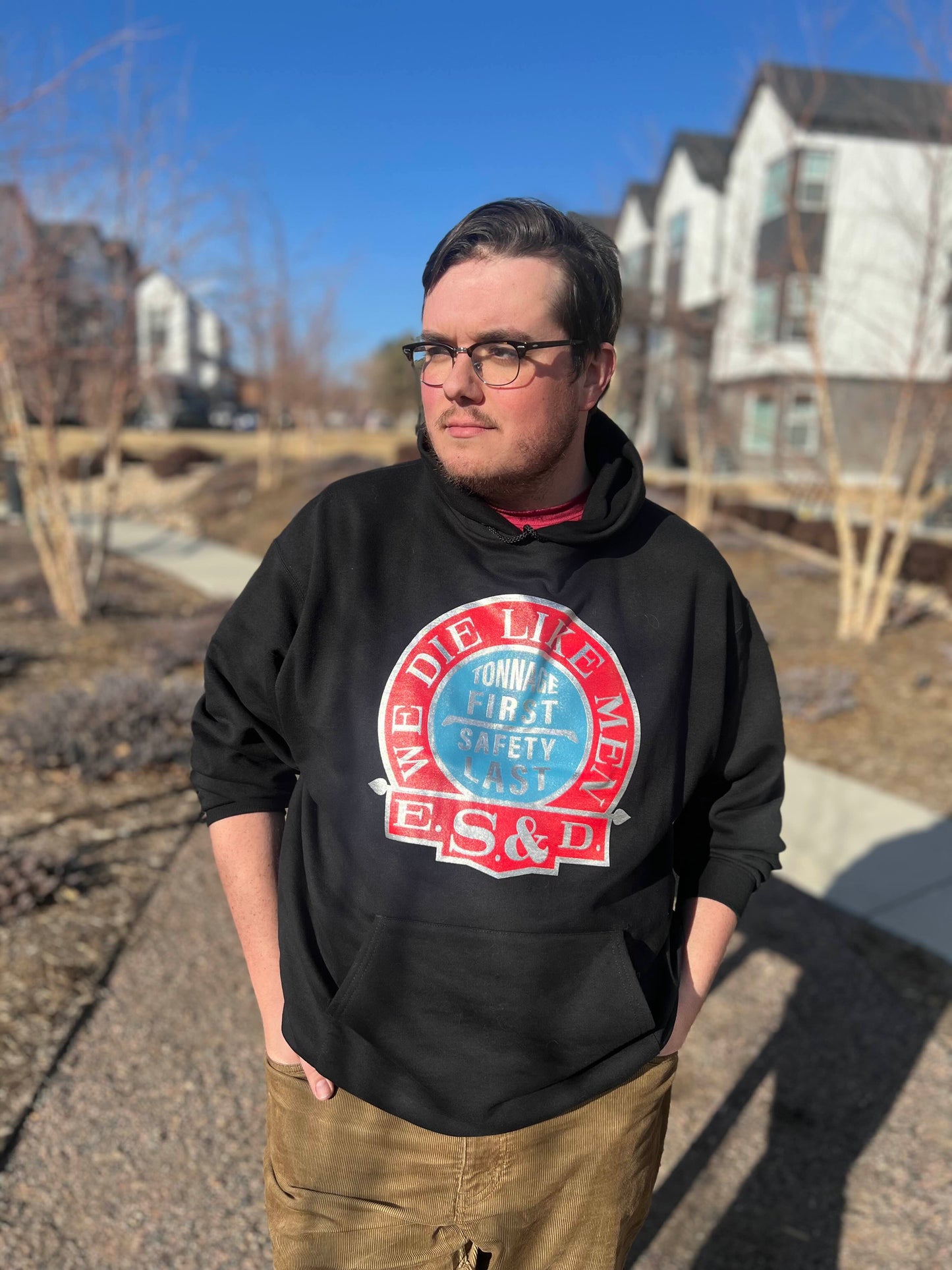 Black Tri Color Herald Hoodie