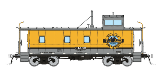 PRE-ORDER - HO Rapido ES&D Caboose #01405 "Main Line"