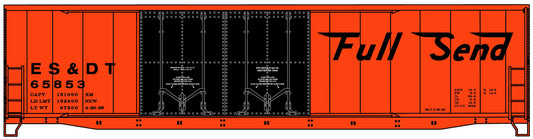HO ES&DT Accurail 50' Full Send Welded Boxcar #4 #65853