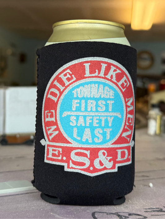 Black Tri Color Herald ES&D Herald Magnetic Koozie