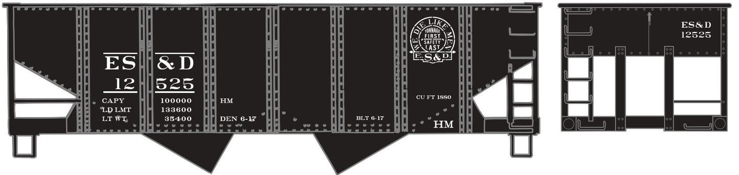 Stencil Herald USRA Hopper ES&D #2 #12525