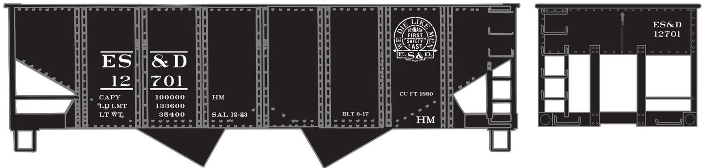Stencil Herald USRA Hopper ES&D #4 #12701
