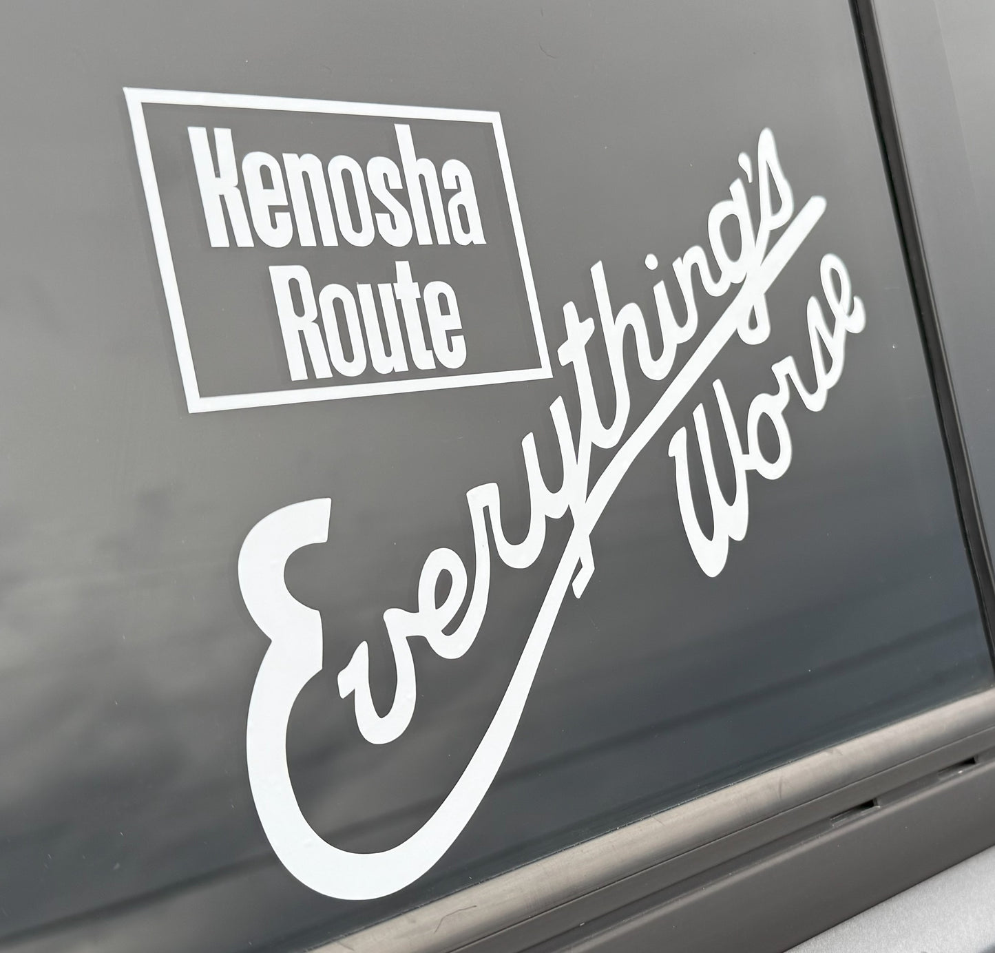 Everything's Worse Transfer Decal