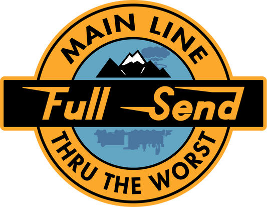 Main Line Thru The Worst Sticker